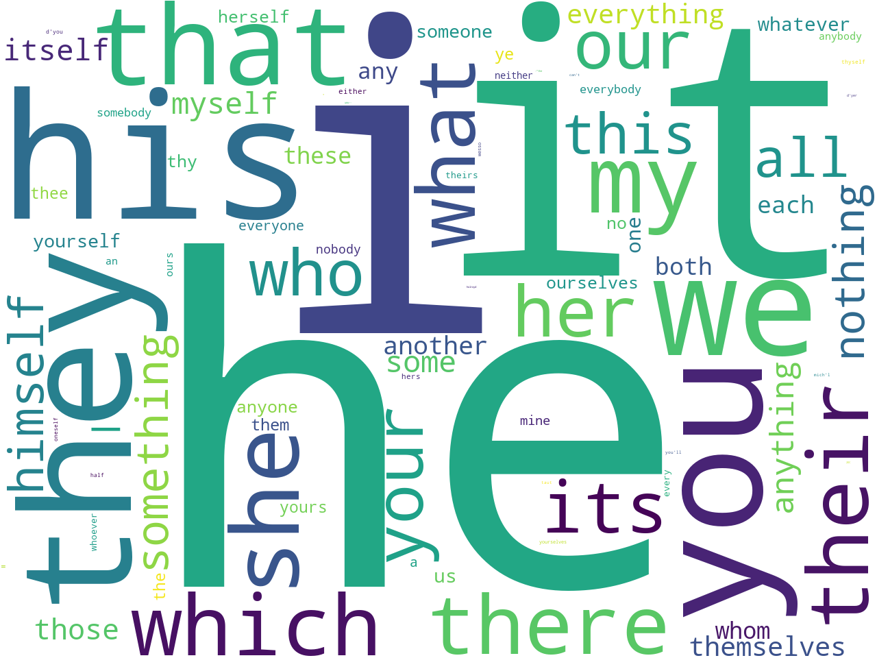 pos-pronoun