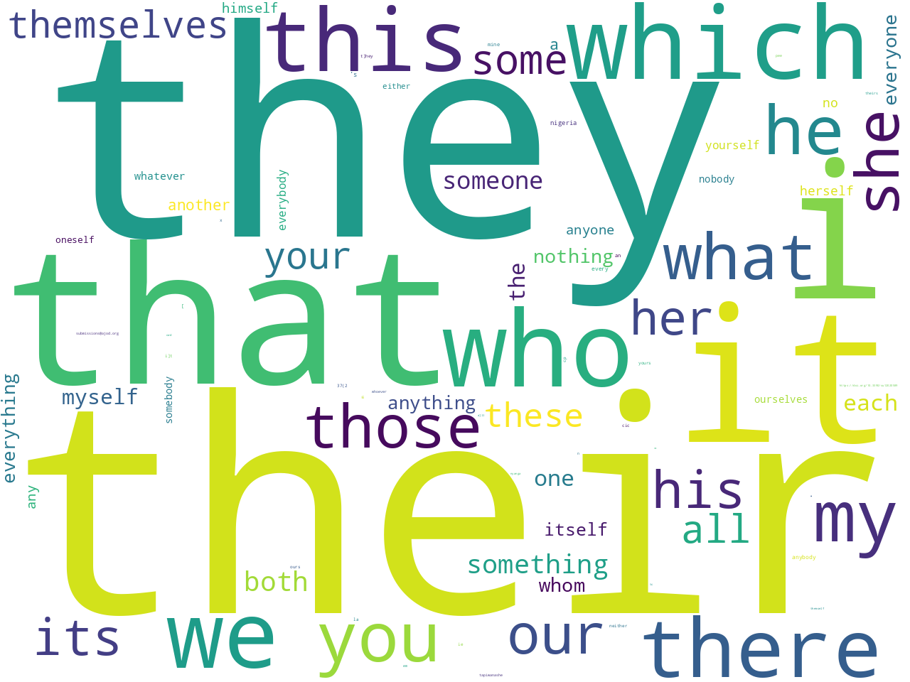 pos-pronoun