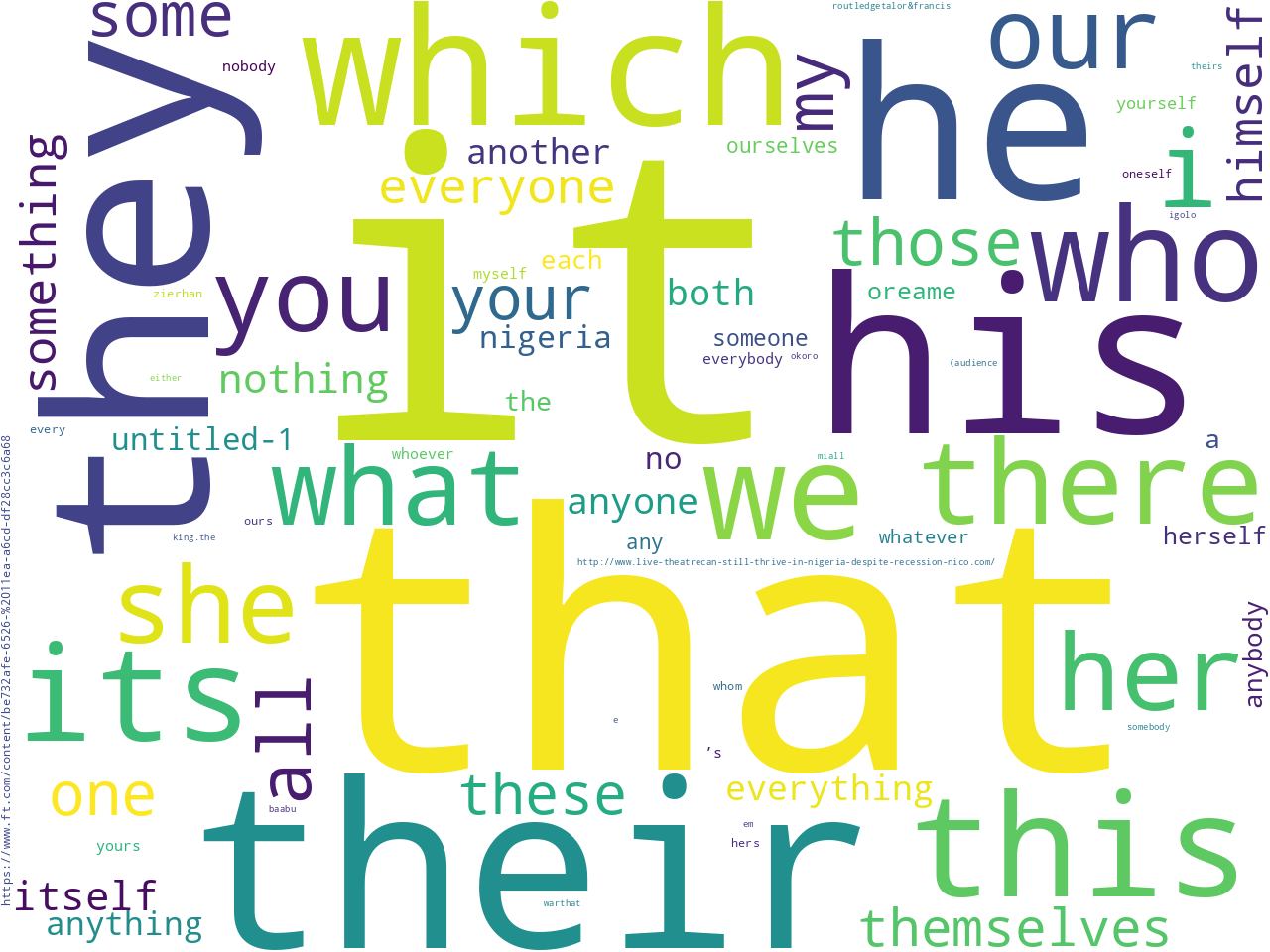 pos-pronoun