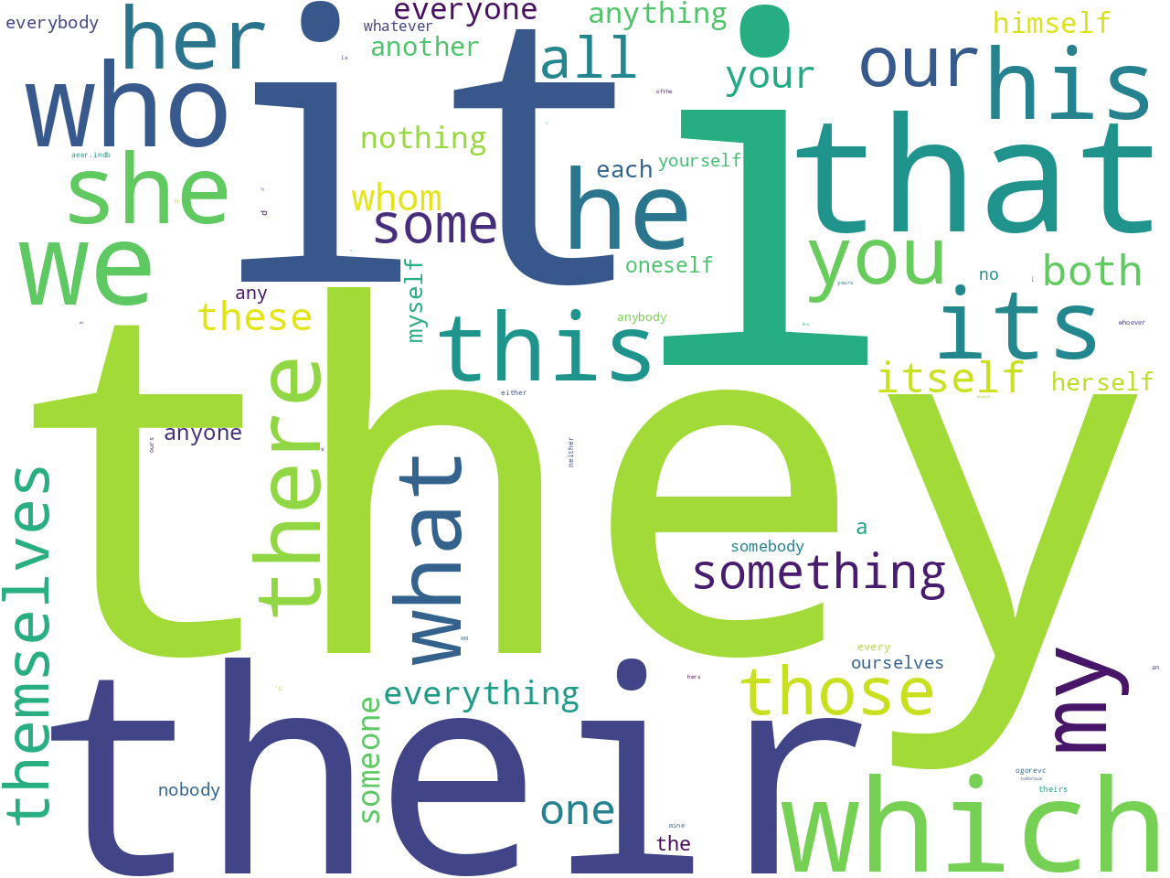 pos-pronoun