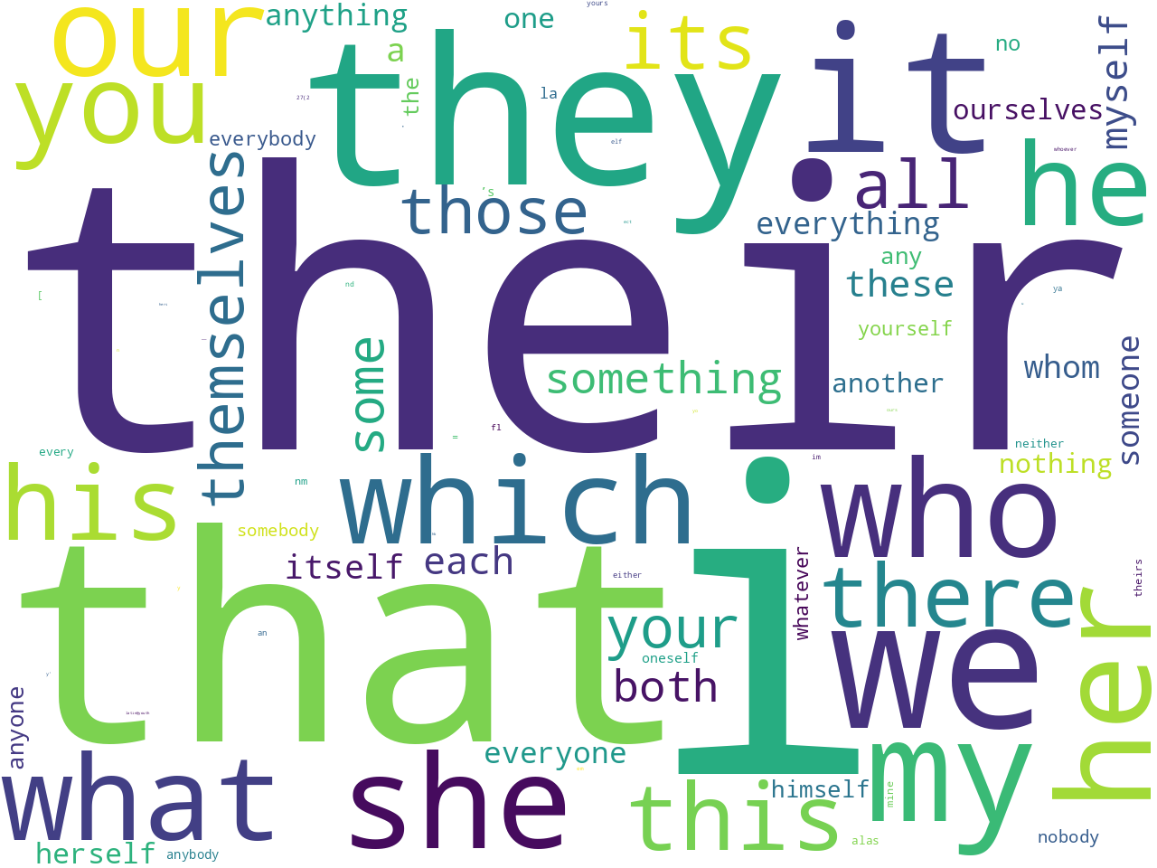 pos-pronoun