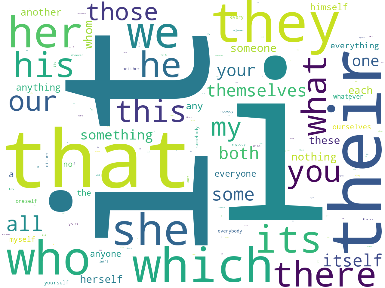pos-pronoun