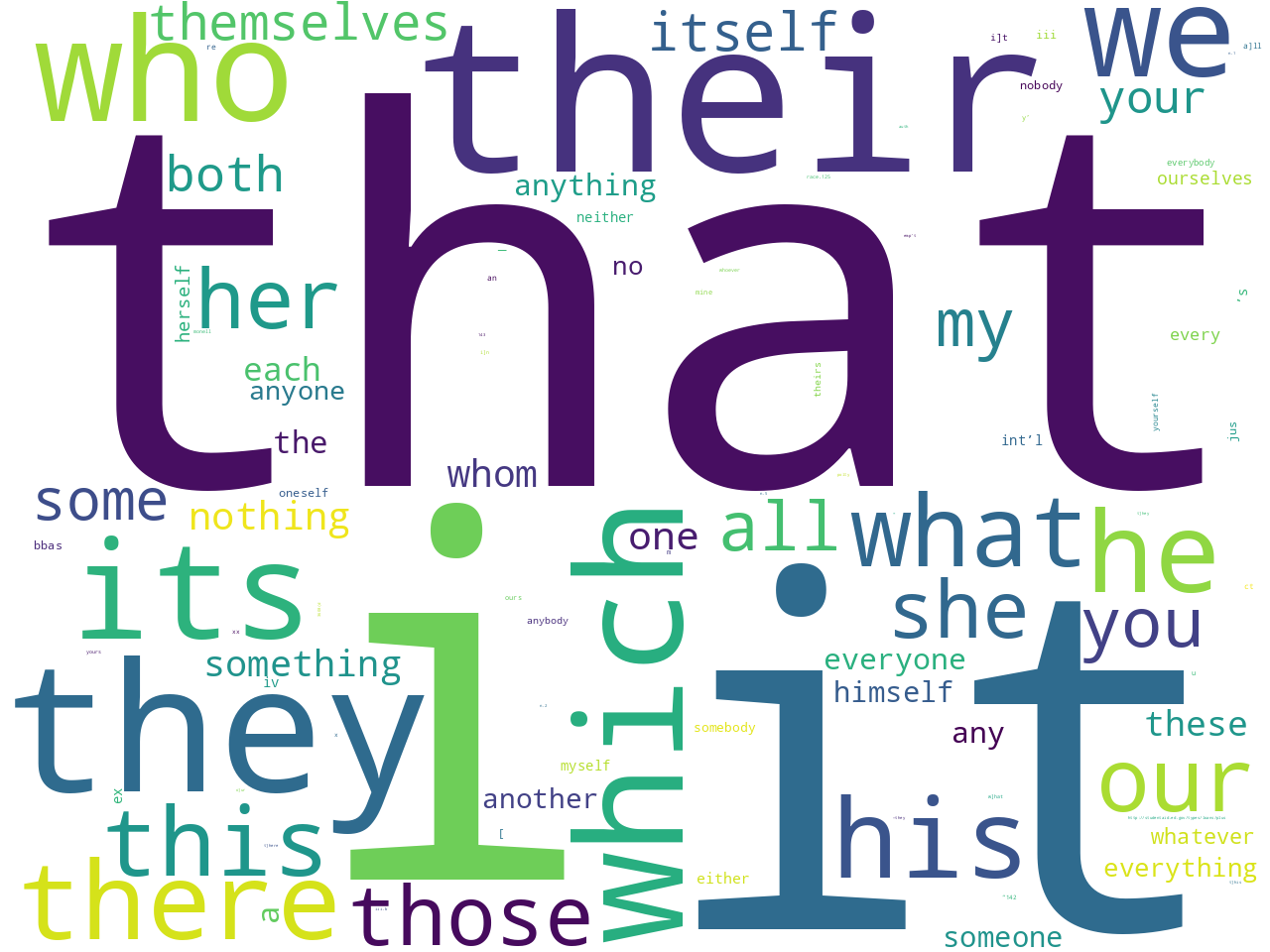 pos-pronoun
