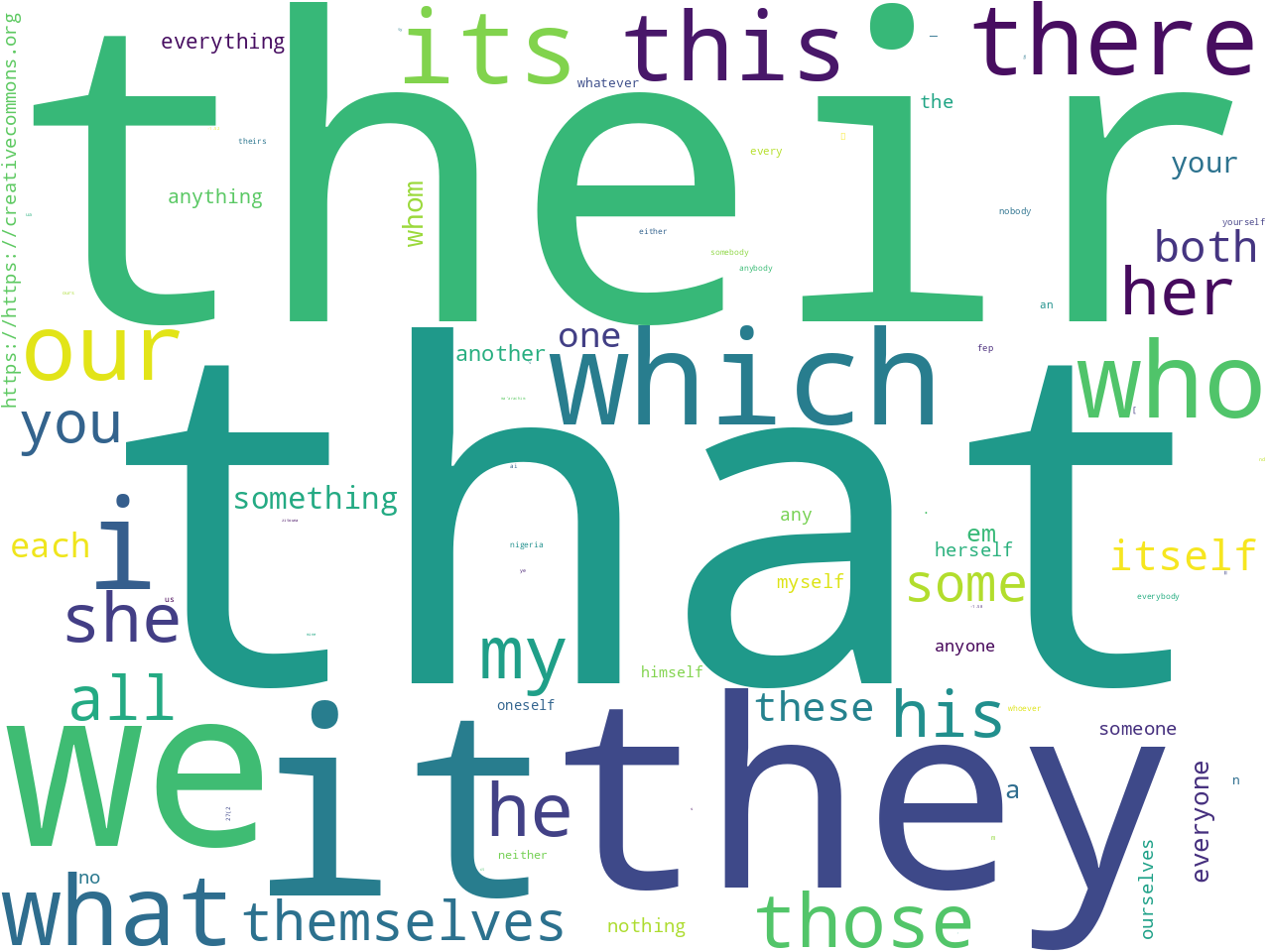 pos-pronoun