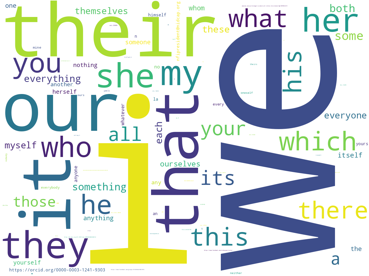 pos-pronoun