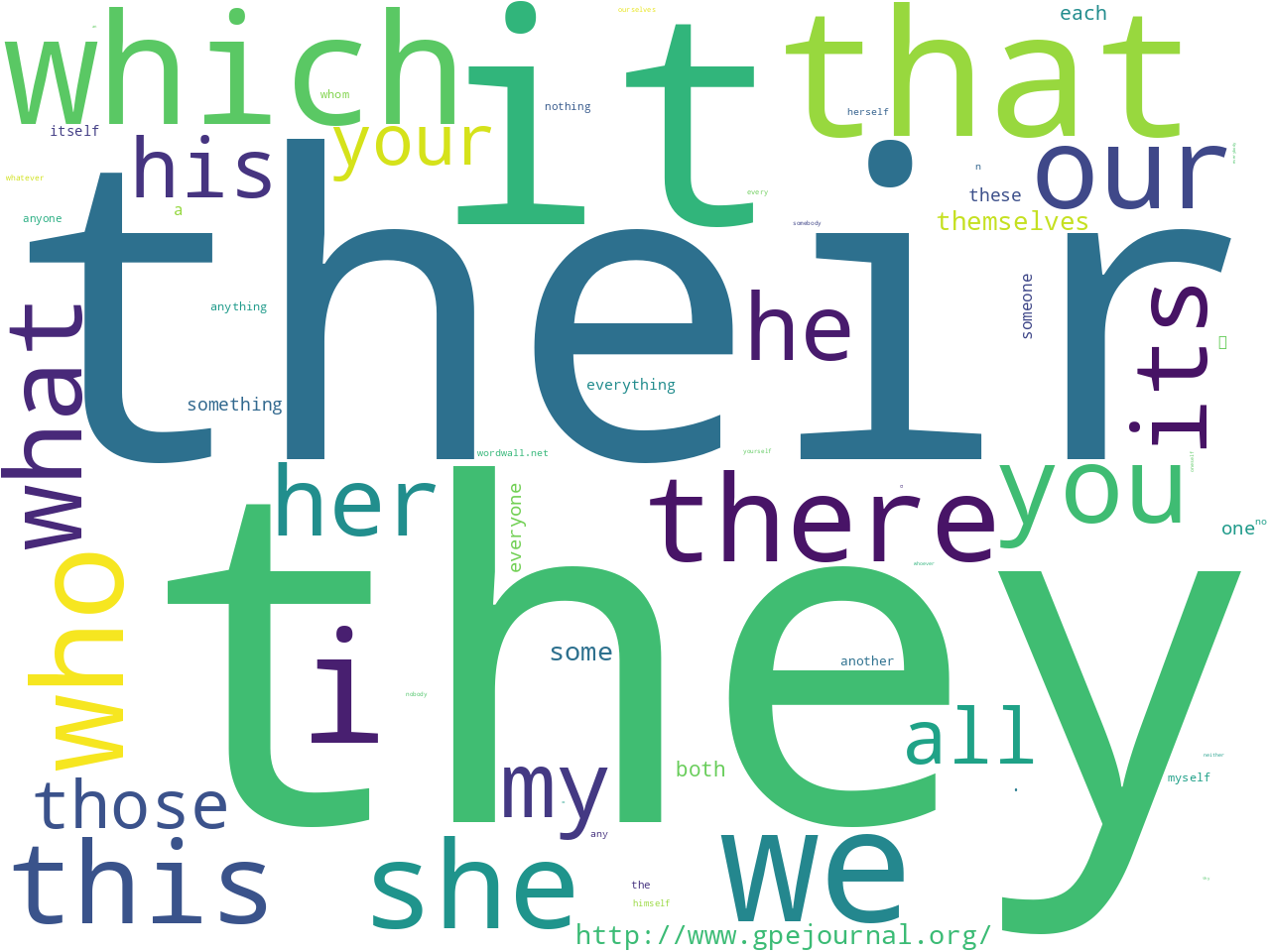 pos-pronoun
