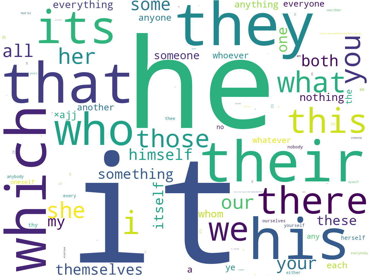 pos-pronoun